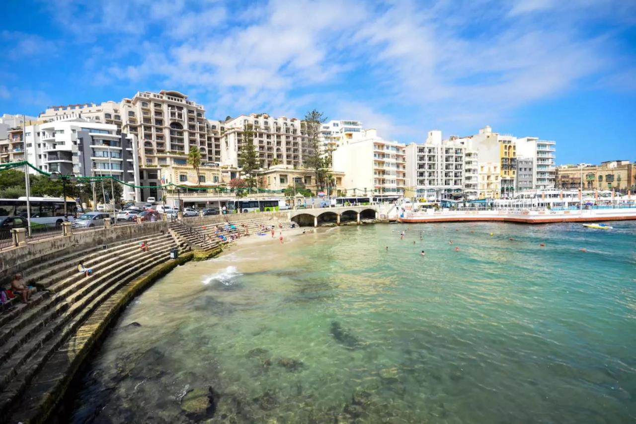 Modern 3 Bedroom & 3 Bathroom Apartment - Near Balluta Bay San Julián Exterior foto